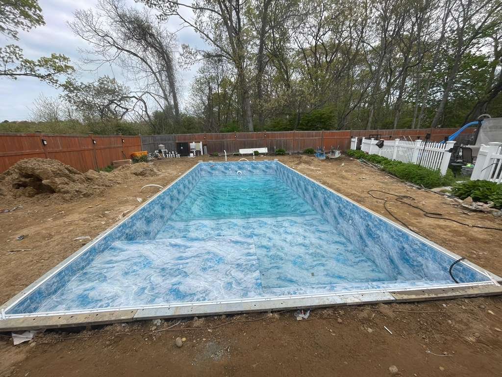 PoolcityNY liner installation project